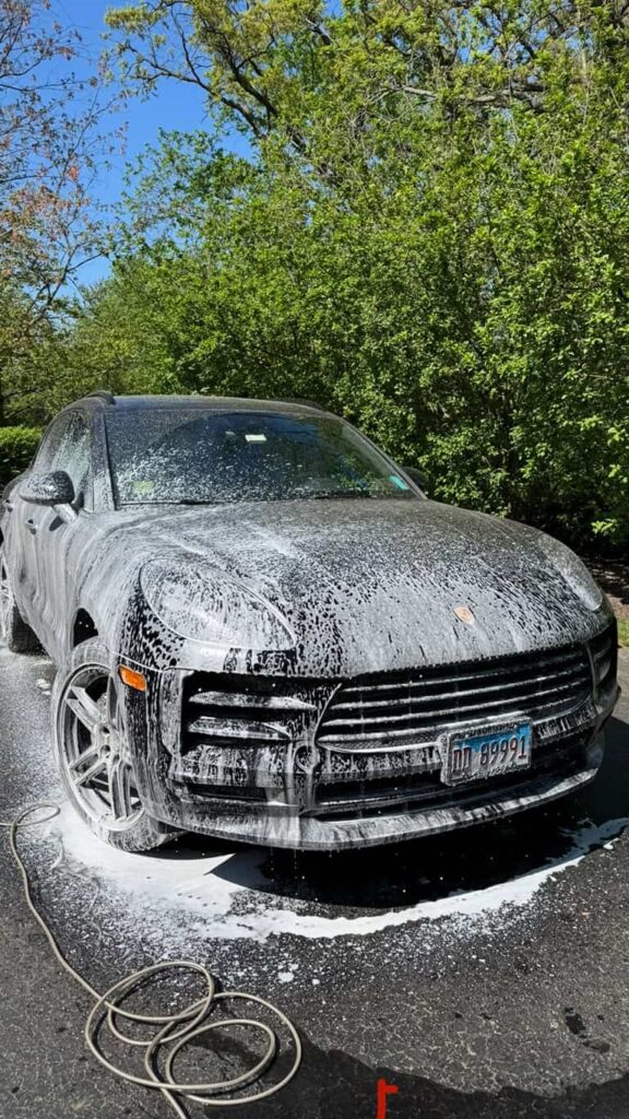 We’re restoring my Porsche after hail damage and a snowstorm.