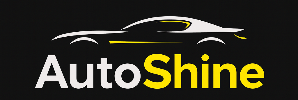 AutoShine wide logo for mobile car detailing company based in Chicago